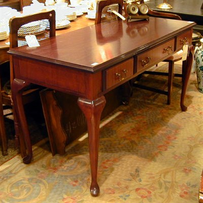 Lot 232 - Queen Anne Style Mahogany Console