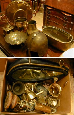 Lot 233 - Miscellaneous Group of Brass Articles...