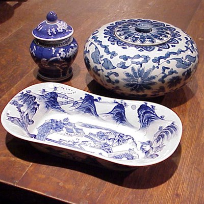 Lot 240 - Miscellaneous Group of Chinese Blue and White...