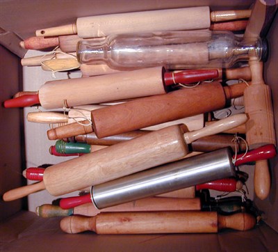 Lot 242 - Group of Rolling Pins Approximately twenty...