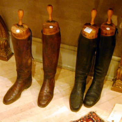Lot 256 - Two Pairs of Riding Boots