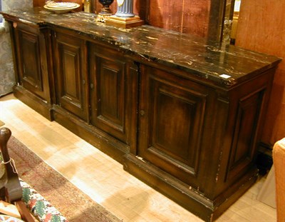 Lot 275 - Georgian Style Marble Top Painted Server