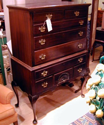 Lot 277 - Queen Anne Style Mahogany Chest on Stand