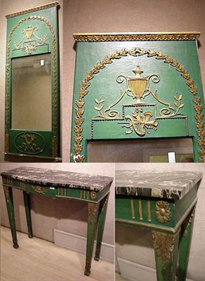 Lot 284 - Classical Style Painted and Gilt-Decorated...