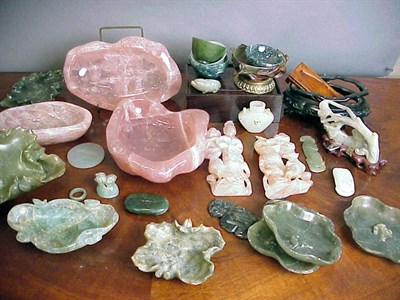 Lot 291 - Miscellaneous Group of Chinese Hardstone...