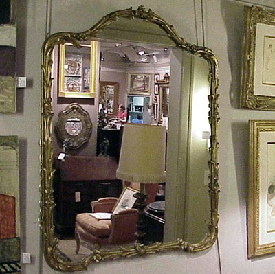 Lot 312 - Louis XVI Style Gilt-Decorated Mirror