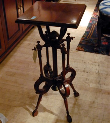 Lot 328 - Victorian Brass and Mahogany Side Table