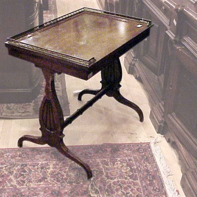 Lot 344 - Regency Style Mahogany Galleried Writing Desk