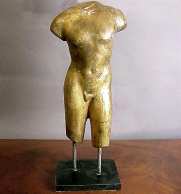 Lot 347 - Gilt-Metal Sculpture of a Torso