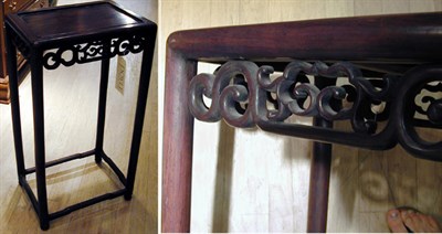 Lot 353 - Chinese Rosewood Pedestal