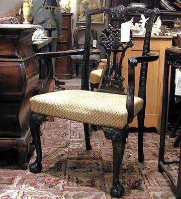 Lot 354 - Georgian Style Mahogany Armchair