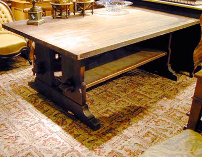 Lot 378 - Provincial Georgian Style Oak Dining Table