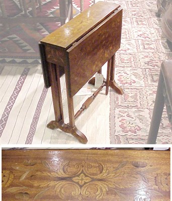 Lot 387 - Dutch Marquetry Inlaid Mahogany Gate-Leg Table
