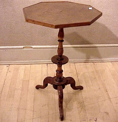 Lot 389 - Georgian Style Burl-Wood Candle Stand