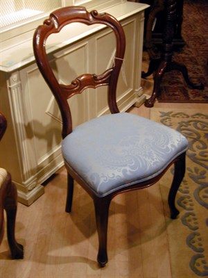 Lot 395 - Four Victorian Mahogany Chairs