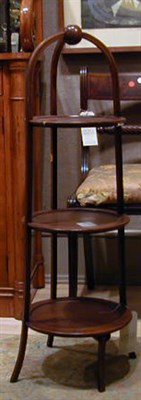 Lot 630 - Georgian Style Mahogany Muffin Stand