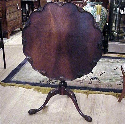 Lot 489 - Georgian Style Mahogany Tilt-Top Piecrust Table