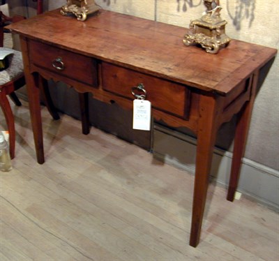 Lot 497 - Provincial Georgian Style Fruitwood Side Table