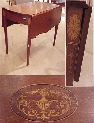Lot 555 - Regency Style Marquetry Inlaid Mahogany...