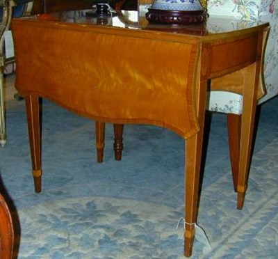 Lot 559 - Regency Style Marquetry Inlaid Satinwood...