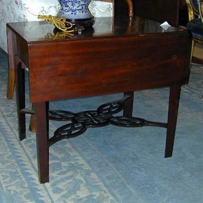 Lot 594 - Georgian Style Mahogany Pembroke Table
