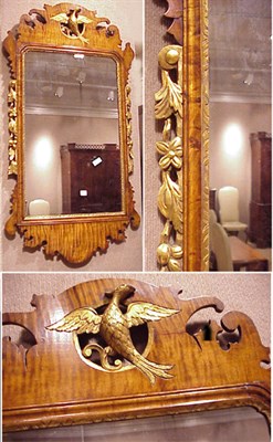 Lot 608 - Pair of Georgian Style Mahogany and Gilt...