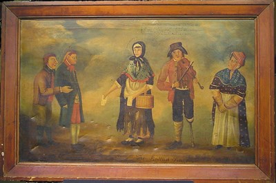 Lot 11 - British School 19th Century THE BALLAD SINGERS...