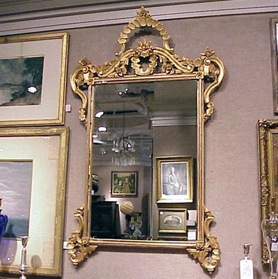 Lot 627 - Georgian Style Gilt Carved Wood Mirror
