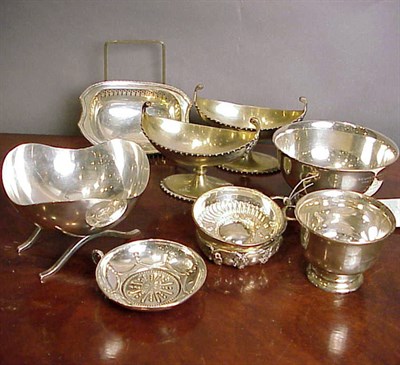 Lot 411 - Miscellaneous Group of Nine Sterling Silver...