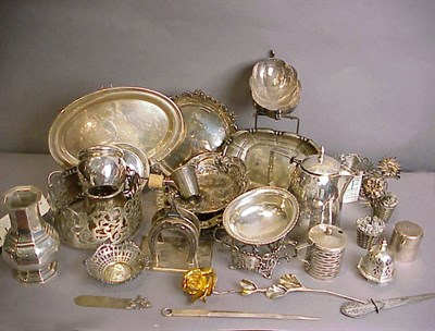 Lot 426 - Miscellaneous Group of Continental Silver and...