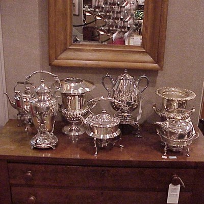 Lot 448 - Group of Seven Silver Plated Articles...