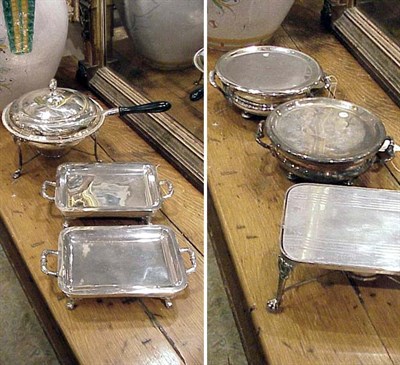 Lot 452 - Group of Six Silver Plated Serving Articles