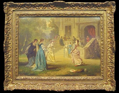 Lot 112 - Ladislaus Bakalowicz Polish, 1833-1904 COURTLY...