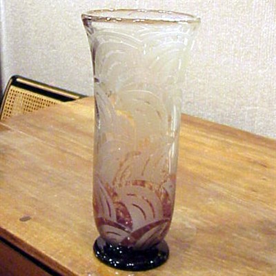 Lot 227A - French Art Deco Le Verre Francais Glass Vase
