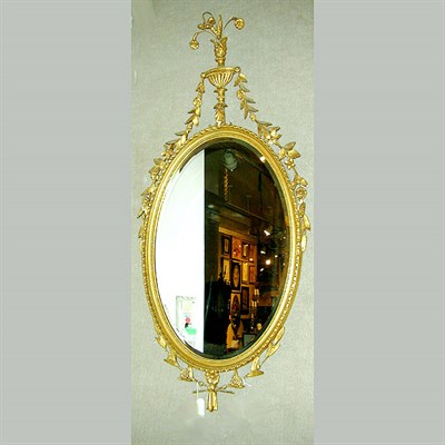 Lot 649 - Pair of George III Style Gilt-Wood Mirrors