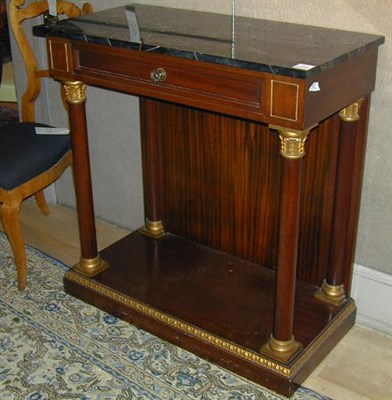 Lot 567 - Empire Style Marble Top Gilt Decorated...