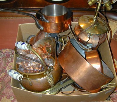Lot 655 - Miscellaneous Group of Copper Ware Articles...