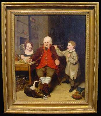 Lot 24 - Scottish School 19th Century THE TICKLER...
