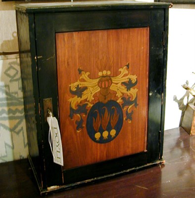 Lot 664 - Austrian Ebonized Hanging Cabinet