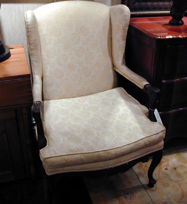 Lot 683 - Louis XV Style Upholstered Walnut Armchair
