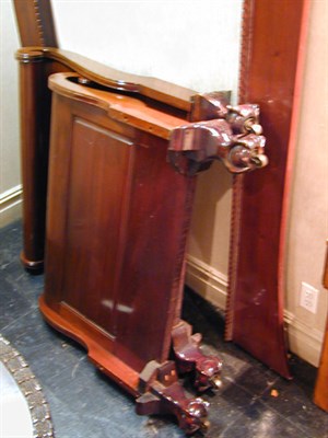 Lot 688 - Empire Style Mahogany Sleigh Bed
