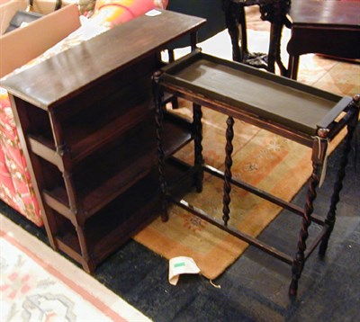 Lot 689 - Two Georgian Style Mahogany and Oak Side Tables