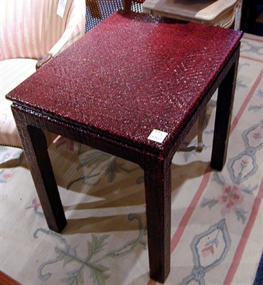 Lot 698 - Two Lacquered Side Tables
