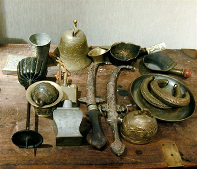 Lot 722 - Miscellaneous Group of Brass, Bronze and...