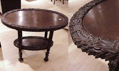 Lot 733 - Victorian Oak Side Table