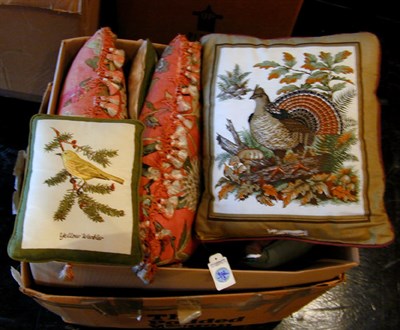 Lot 641A - Group of Pillows Approximately thirteen pieces.