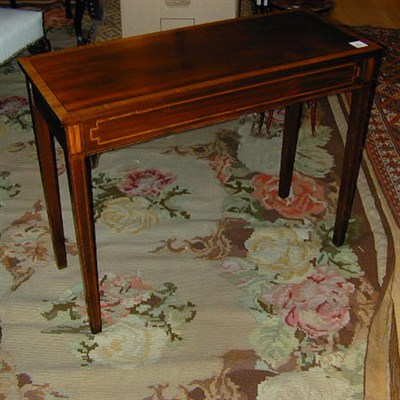 Lot 341 - Edwardian Mahogany and Satinwood Console