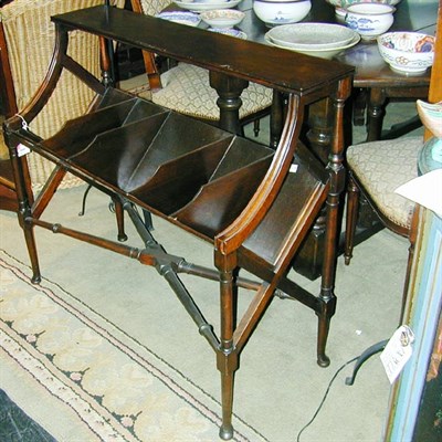 Lot 717 - Regency Style Mahogany Bookstand