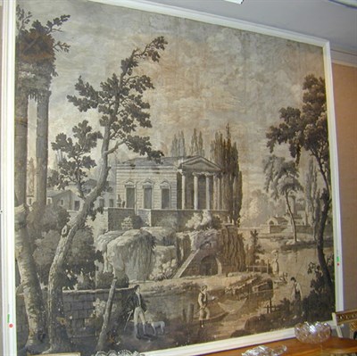 Lot 290 - Italian Painted Wallpaper Panel