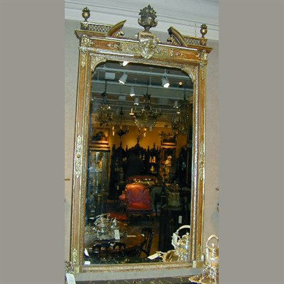 Lot 593 - Napoleon III Bronze-Mounted Gilt Carved Wood...